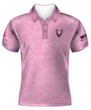 PRE ORDER Breast Cancer Polo - MADE IN U.S.A.