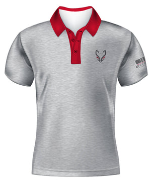PRE ORDER Thin Blue/Red Line Polo - MADE IN U.S.A.